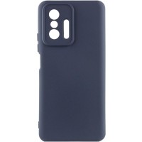 Чохол Silicone Cover Ummi Lakshmi Full Camera (AA) для Xiaomi 11T / 11T Pro Синій / Midnight Blue