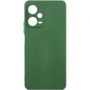 Чехол Silicone Cover Ummi Lakshmi Full Camera (AA) для Xiaomi Redmi Note 12 Pro 5G Зеленый / Dark green