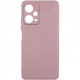 Чехол Silicone Cover Ummi Lakshmi Full Camera (AA) для Xiaomi Redmi Note 12 Pro 5G Розовый / Pink Sand