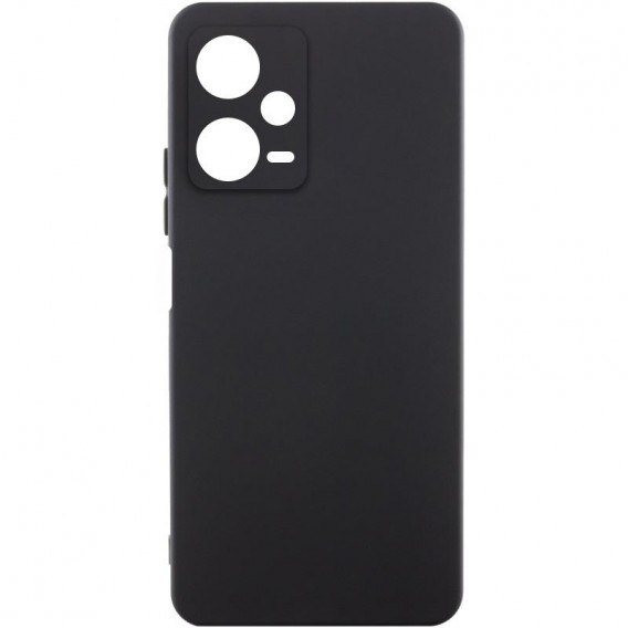 Чехол Silicone Cover Ummi Lakshmi Full Camera (AA) для Xiaomi Redmi Note 12 Pro 5G Черный / Black