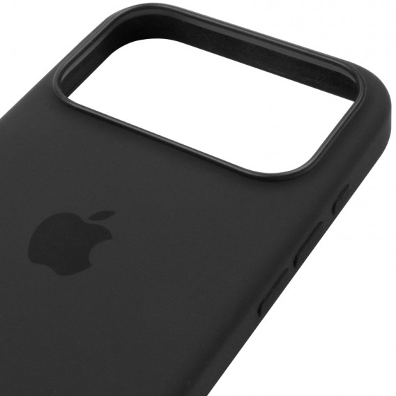 Чехол Silicone case (AAA) with Magsafe and Animation для Apple iPhone 17 Pro Max (6.9 дюйма) Black