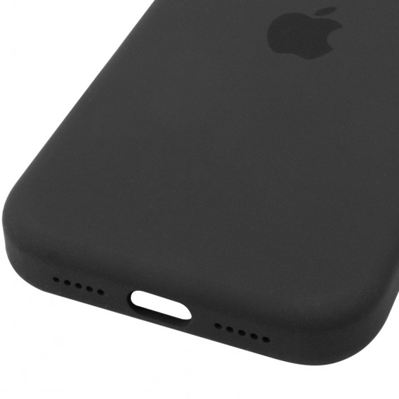 Чехол Silicone case (AAA) with Magsafe and Animation для Apple iPhone 17 Pro Max (6.9 дюйма) Black