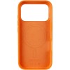 Чехол Silicone case (AAA) with Magsafe and Animation для Apple iPhone 17 Pro Max (6.9 дюйма) Orange