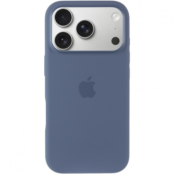 Чохол Silicone case (AAA) with Magsafe and Animation для Apple iPhone 17 Pro Max (6.9") Anchor Blue