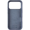 Чохол Silicone case (AAA) with Magsafe and Animation для Apple iPhone 17 Pro Max (6.9") Anchor Blue