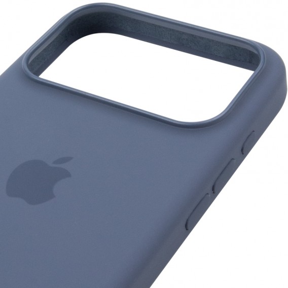 Чохол Silicone case (AAA) with Magsafe and Animation для Apple iPhone 17 Pro Max (6.9") Anchor Blue