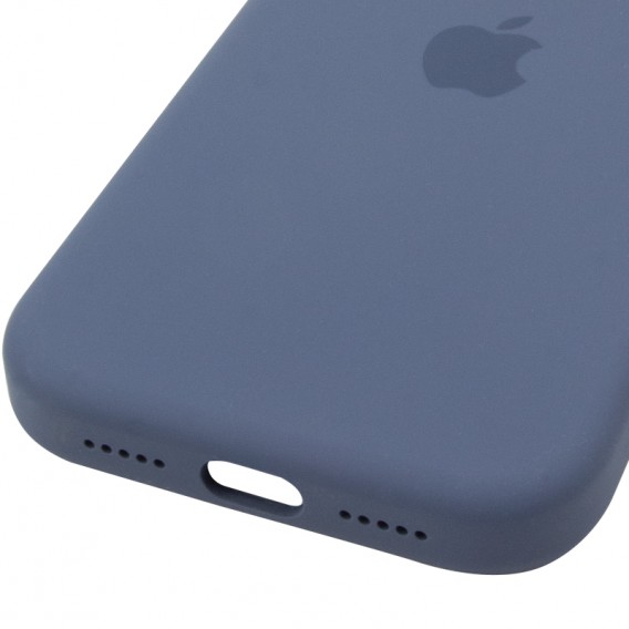 Чохол Silicone case (AAA) with Magsafe and Animation для Apple iPhone 17 Pro Max (6.9") Anchor Blue