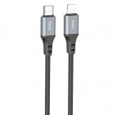 Дата кабель Hoco X86 Spear Type-C to Lightning 20W (1m) Black Дата кабель Hoco X86 Spear Type-C to Lightning 20W (1m) Black