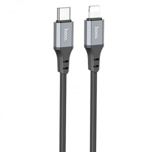 Дата кабель Hoco X86 Spear Type-C to Lightning 20W (1m) Black Дата кабель Hoco X86 Spear Type-C to Lightning 20W (1m) Black