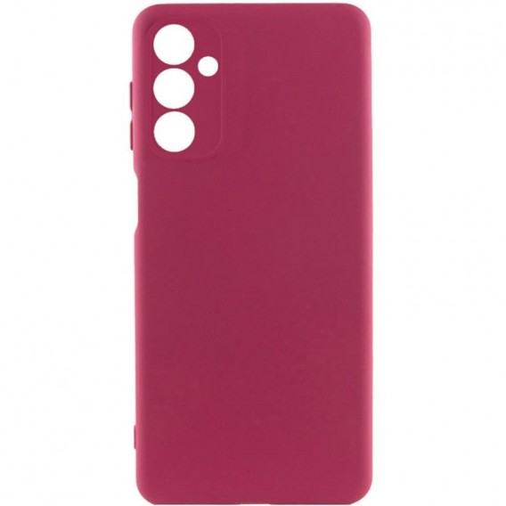 Чохол Silicone Cover Ummi Lakshmi Full Camera (AA) для Samsung Galaxy A04s Бордовий / Marsala