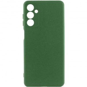Чехол Silicone Cover Ummi Lakshmi Full Camera (AA) для Samsung Galaxy A04s Зеленый / Dark green