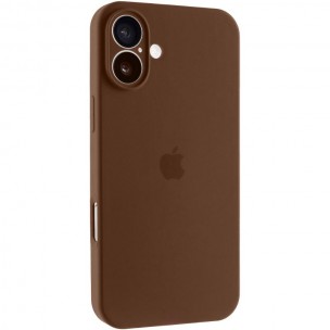 Чехол Silicone Case Full Camera Protective (AA) для Apple iPhone 17 (6.3 дюйма) Коричневый / Brown
