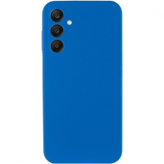 Чехол Silicone Cover Ummi Lakshmi Full Camera (AA) для Samsung Galaxy A56 5G Синий / Navy Blue
