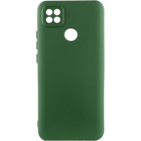 Чохол Silicone Cover Ummi Lakshmi Full Camera (AA) для Xiaomi Redmi 10A / 9C Зелений / Dark green