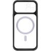 Чохол TPU+PC GETMAN Moon Clear with MagSafe для Apple iPhone 13 (6.1") Black