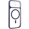 Чохол TPU+PC GETMAN Moon Clear with MagSafe для Apple iPhone 13 (6.1") Blue