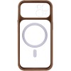 Чохол TPU+PC GETMAN Moon Clear with MagSafe для Apple iPhone 13 (6.1") Brown