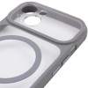 Чохол TPU+PC GETMAN Moon Clear with MagSafe для Apple iPhone 13 (6.1") Grey