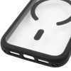 Чохол TPU+PC GETMAN Moon Clear with MagSafe для Apple iPhone 17 Pro (6.3") Black