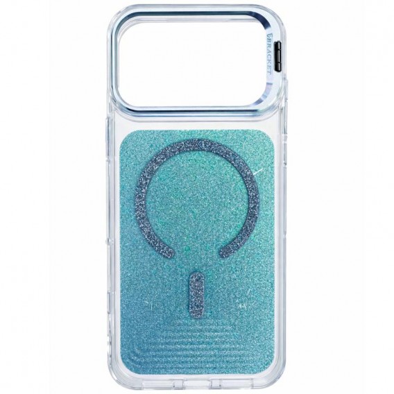 Чохол TPU+PC Jewel Sparkle with MagSafe для Apple iPhone 17 Pro (6.3") Aqua Blue