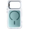 Чохол TPU+PC Jewel Sparkle with MagSafe для Apple iPhone 17 Pro (6.3") Aqua Blue