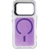Чехол TPU+PC Jewel Sparkle with MagSafe для Apple iPhone 17 Pro (6.3 дюйма) Lavender Glitter