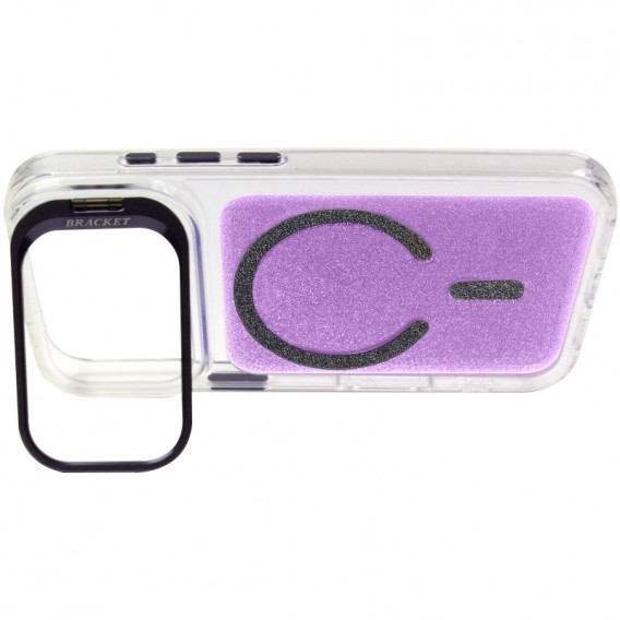 Чехол TPU+PC Jewel Sparkle with MagSafe для Apple iPhone 17 Pro (6.3 дюйма) Lavender Glitter