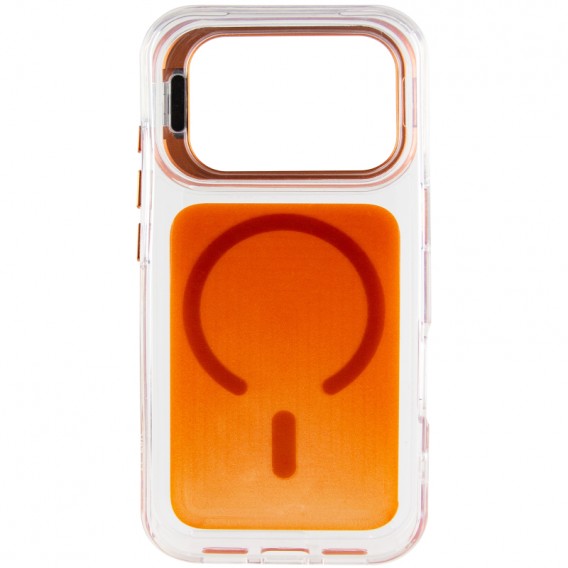 Чехол TPU+PC Jewel Sparkle with MagSafe для Apple iPhone 17 Pro (6.3 дюйма) Orange Sparkle Чехол TPU+PC Jewel Sparkle with MagSafe для Apple iPhone 17 Pro (6.3 дюйма) Orange Sparkle