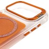 Чехол TPU+PC Jewel Sparkle with MagSafe для Apple iPhone 17 Pro (6.3 дюйма) Orange Sparkle