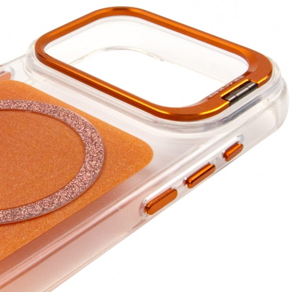 Чехол TPU+PC Jewel Sparkle with MagSafe для Apple iPhone 17 Pro (6.3 дюйма) Orange Sparkle Чехол TPU+PC Jewel Sparkle with MagSafe для Apple iPhone 17 Pro (6.3 дюйма) Orange Sparkle