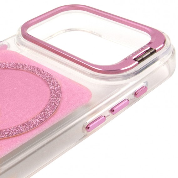 Чохол TPU+PC Jewel Sparkle with MagSafe для Apple iPhone 17 Pro (6.3") Pink Ruby