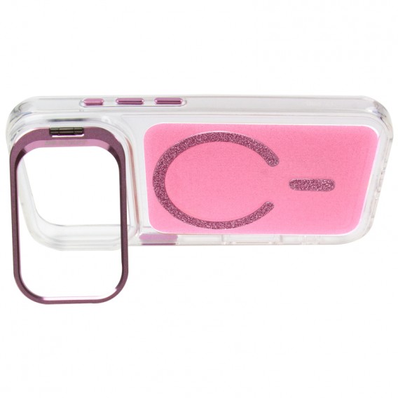 Чохол TPU+PC Jewel Sparkle with MagSafe для Apple iPhone 17 Pro (6.3") Pink Ruby