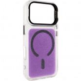 Чехол для iPhone 18 Pro / iPhone 17 Pro TPU+PC Jewel Sparkle with MagSafe Violet Shimmer
