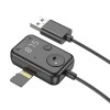 Bluetooth аудіо ресивер Borofone BC49 June (USB-A) Black