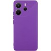 Чохол Silicone Cover Ummi Lakshmi Full Camera (AA) для Xiaomi Redmi Note 14 4G (Int. version) Фіолетовий / Purple
