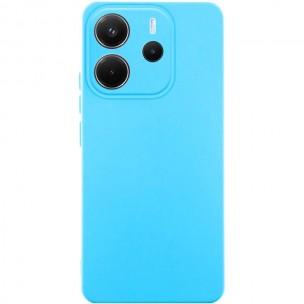 Чехол Silicone Cover Ummi Lakshmi Full Camera (AA) для Xiaomi Redmi Note 14 4G (Int. version) Голубой / Sky Blue
