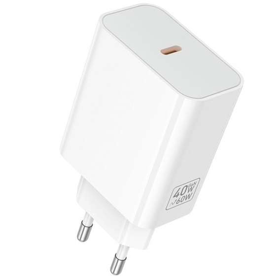 СЗУ Hoco C162A Source PD40W (1USB-C) White