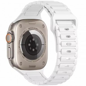 Силиконовый ремешок Defense для Apple Watch 38/40/41/42mm(ser.10) (140-190mm) White