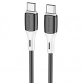 Дата кабель Borofone BX79 Type-C to Type-C 60W (1m) Чорний Дата кабель Borofone BX79 Type-C to Type-C 60W (1m) Чорний