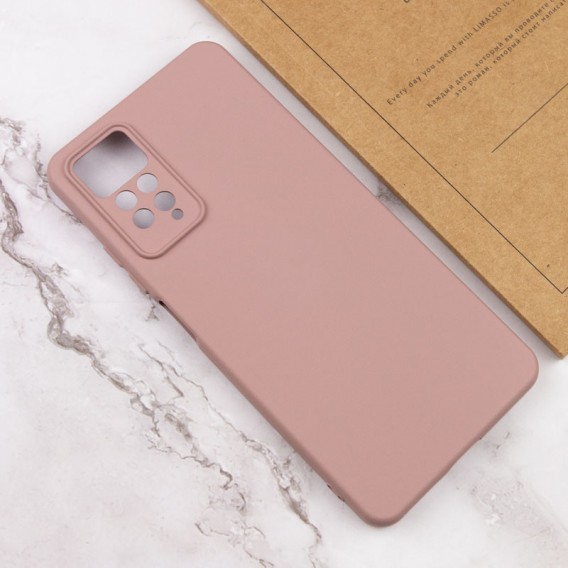 Чохол Silicone Cover Lakshmi Full Camera (AAA) для Xiaomi Redmi Note 11 Pro 4G/5G / 12 Pro 4G Рожевий / Pink Sand