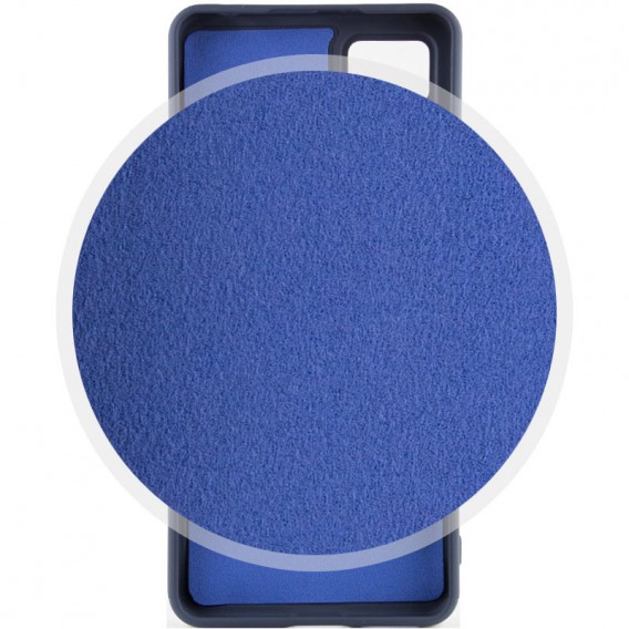 Чохол Silicone Cover Lakshmi Full Camera (AAA) для Xiaomi Redmi Note 11 Pro 4G/5G / 12 Pro 4G Темно-синій / Midnight blue