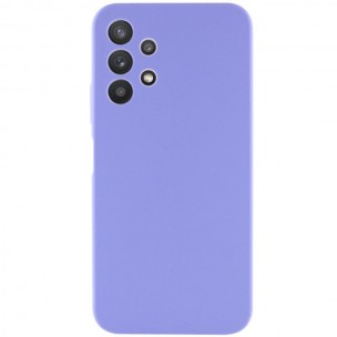 Чохол Silicone Cover Lakshmi Full Camera (AAA) для Samsung Galaxy A32 4G Бузковий / Dasheen