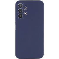 Чохол Silicone Cover Lakshmi Full Camera (AAA) для Samsung Galaxy A32 4G Темно-синій / Midnight blue