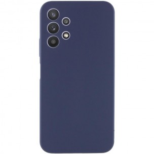 Чехол Silicone Cover Lakshmi Full Camera (AAA) для Samsung Galaxy A32 4G Темно-синий / Midnight blue