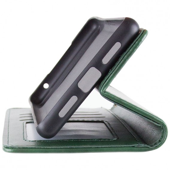 Кожаный чехол-книжка GETMAN Gallant (PU) для Google Pixel 6a Зеленый