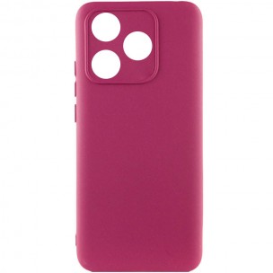 Чехол Silicone Cover Lakshmi Full Camera (A) для TECNO Spark 10 Бордовый / Marsala