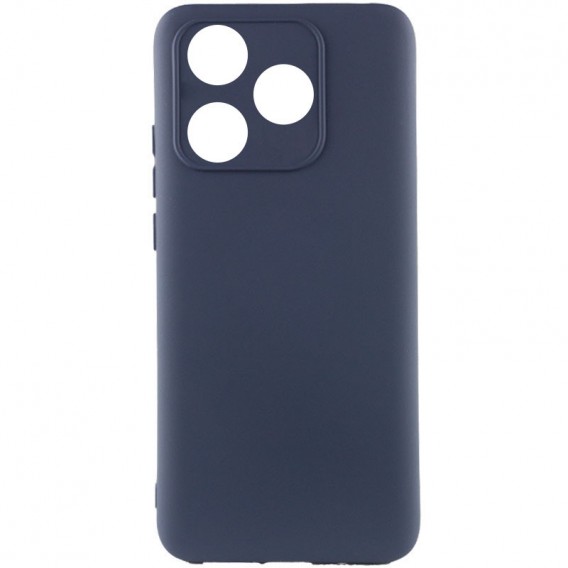 Чохол Silicone Cover Lakshmi Full Camera (A) для TECNO Spark 10 Синій / Midnight Blue