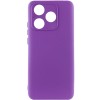 Чехол Silicone Cover Lakshmi Full Camera (A) для TECNO Spark 10 Фиолетовый / Purple