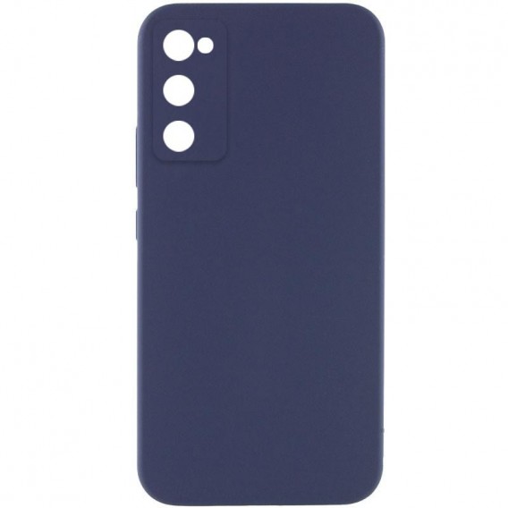 Чохол Silicone Cover Lakshmi Full Camera (AAA) для Samsung Galaxy S20 FE Темно-синій / Midnight blue
