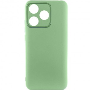 Чехол Silicone Cover Lakshmi Full Camera (AAA) для TECNO Spark 10 Мятный / Mint